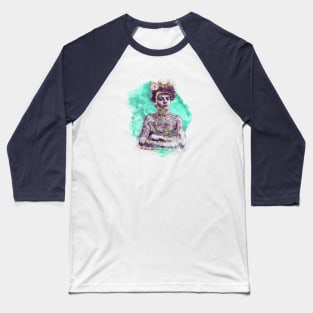 Tattooed Lady Baseball T-Shirt